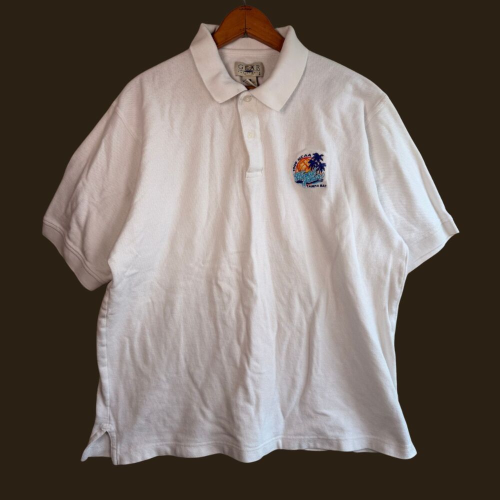 Vintage 1999 NCAA Final Four Tampa Bay Embroidered Polo
